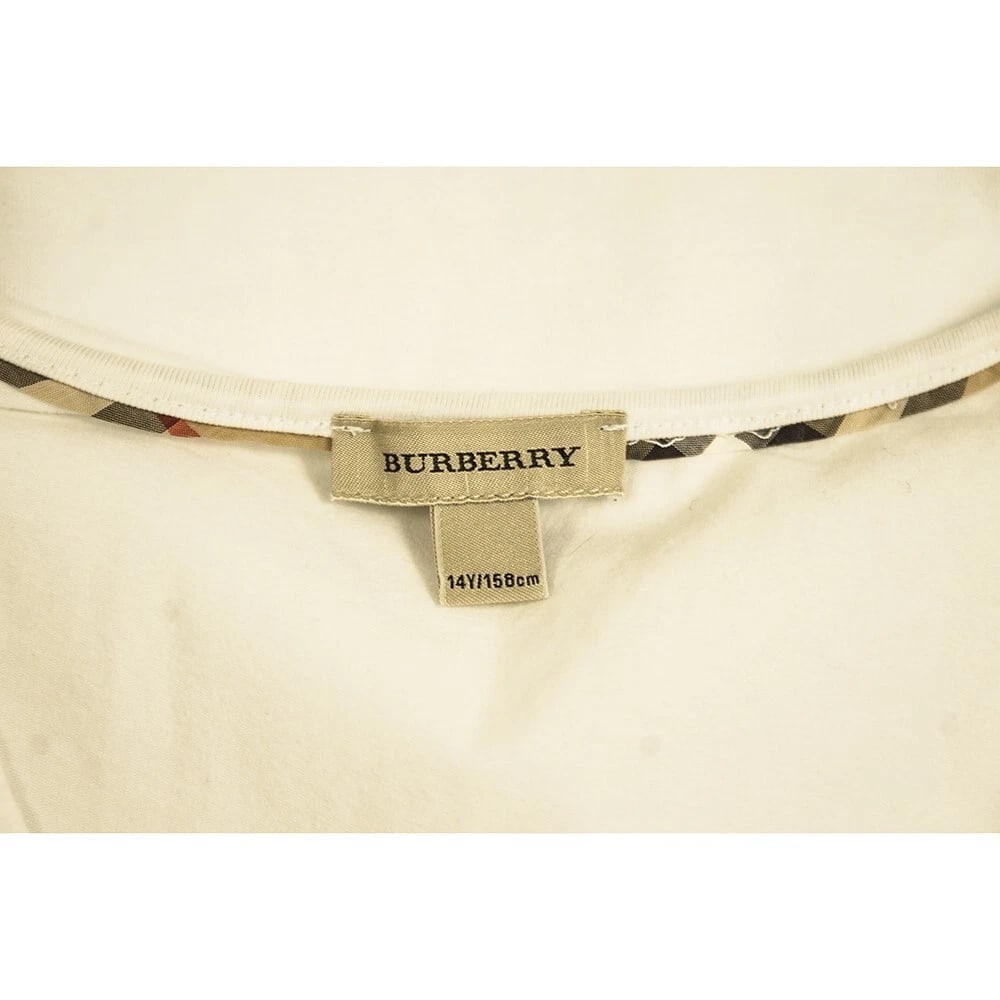 Burberry White Sleeveless Mini Length Dress size 14 yrs Girl or XS Women - 3