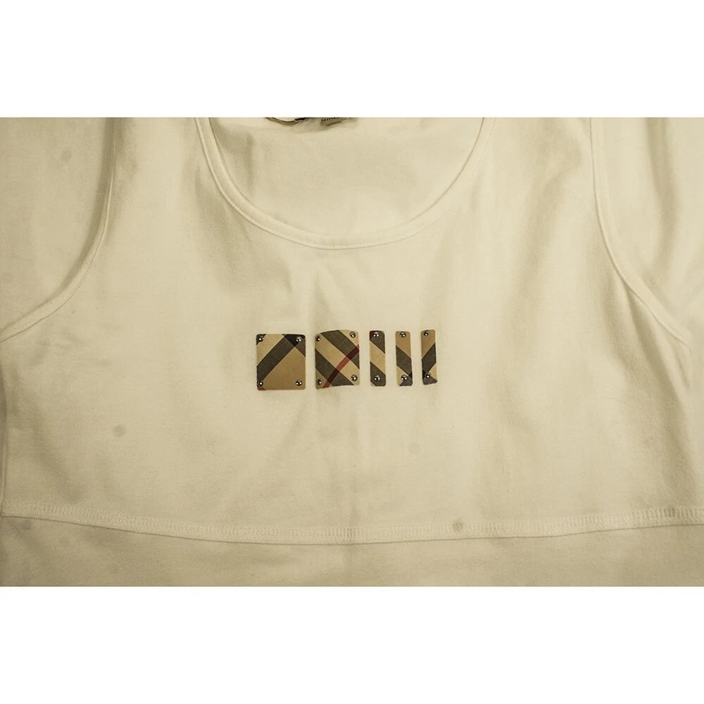 Burberry White Sleeveless Mini Length Dress size 14 yrs Girl or XS Women - 5