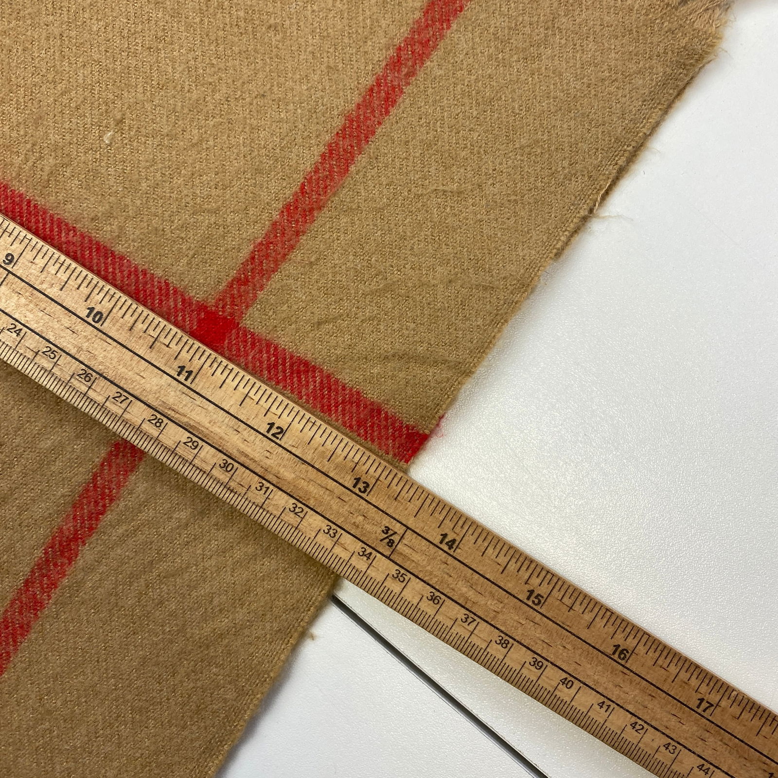 Burberry Light Brown 100% Cashmere Large Scarf - 8