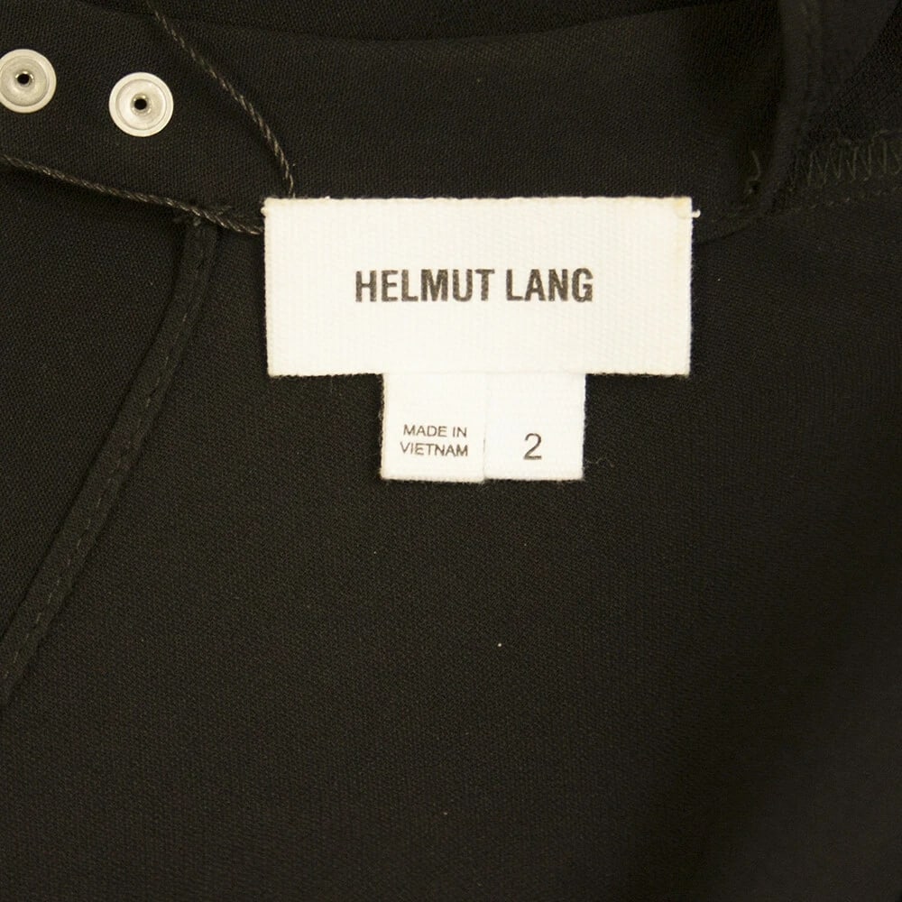 Helmut Lang Black White Trim Torsion Sleeveless Romper Playsuit Shorts size 2 - 3