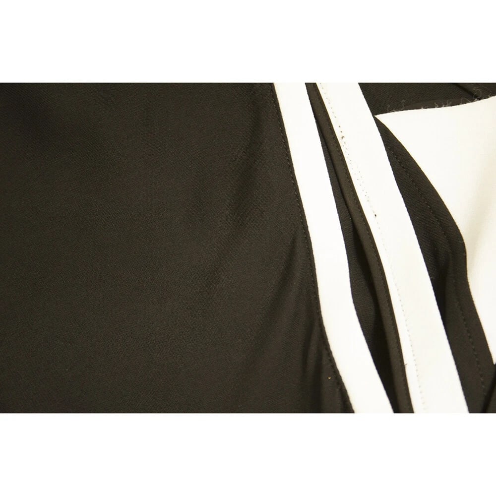 Helmut Lang Black White Trim Torsion Sleeveless Romper Playsuit Shorts size 2 - 5