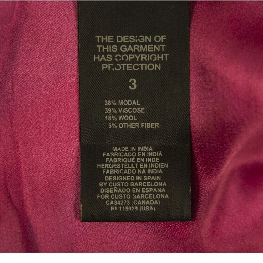 Custo Barcelona Multicolored Round Neckline Sleeveless Mini Dress size 3 - 3