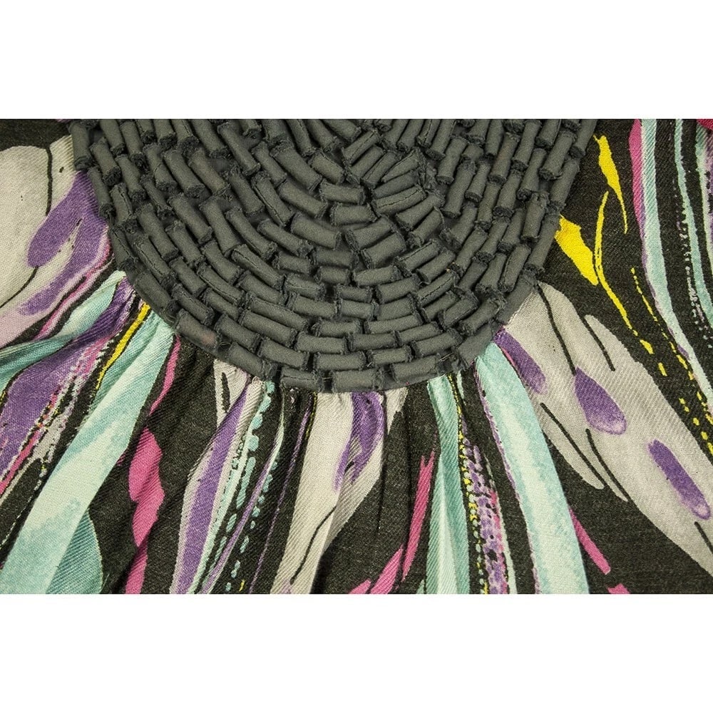 Custo Barcelona Multicolored Round Neckline Sleeveless Mini Dress size 3 - 4