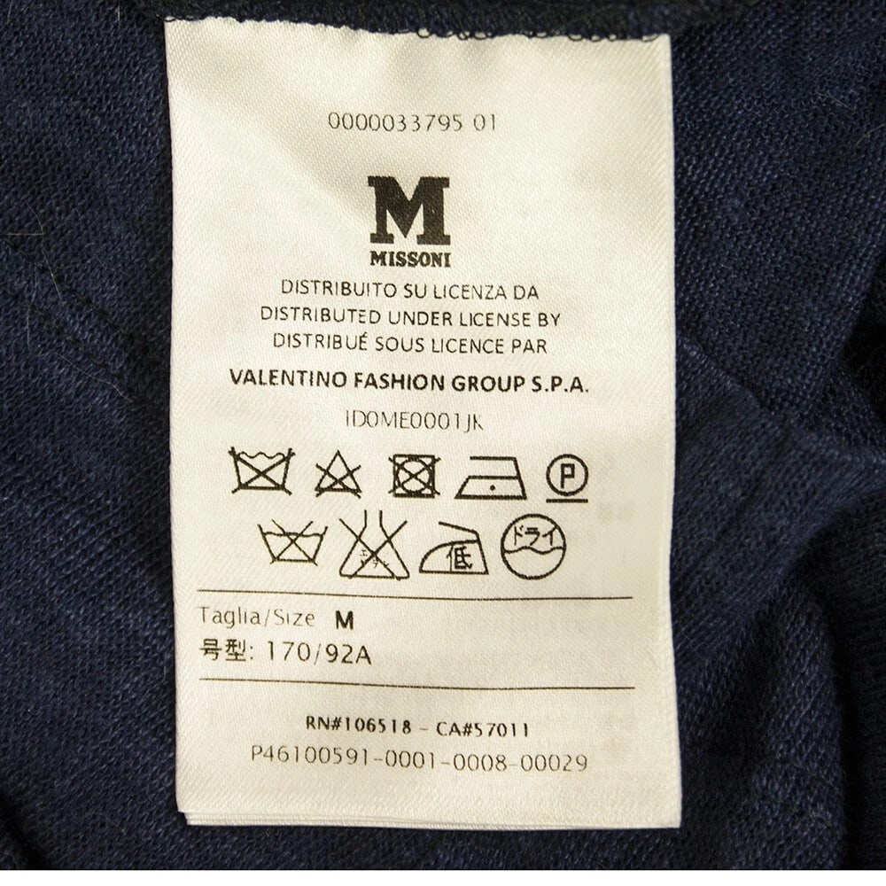 M Missoni Blue Linen Spaghetti Straps Summer Long dress size M - 4