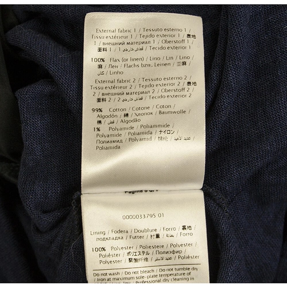 M Missoni Blue Linen Spaghetti Straps Summer Long dress size M - 5