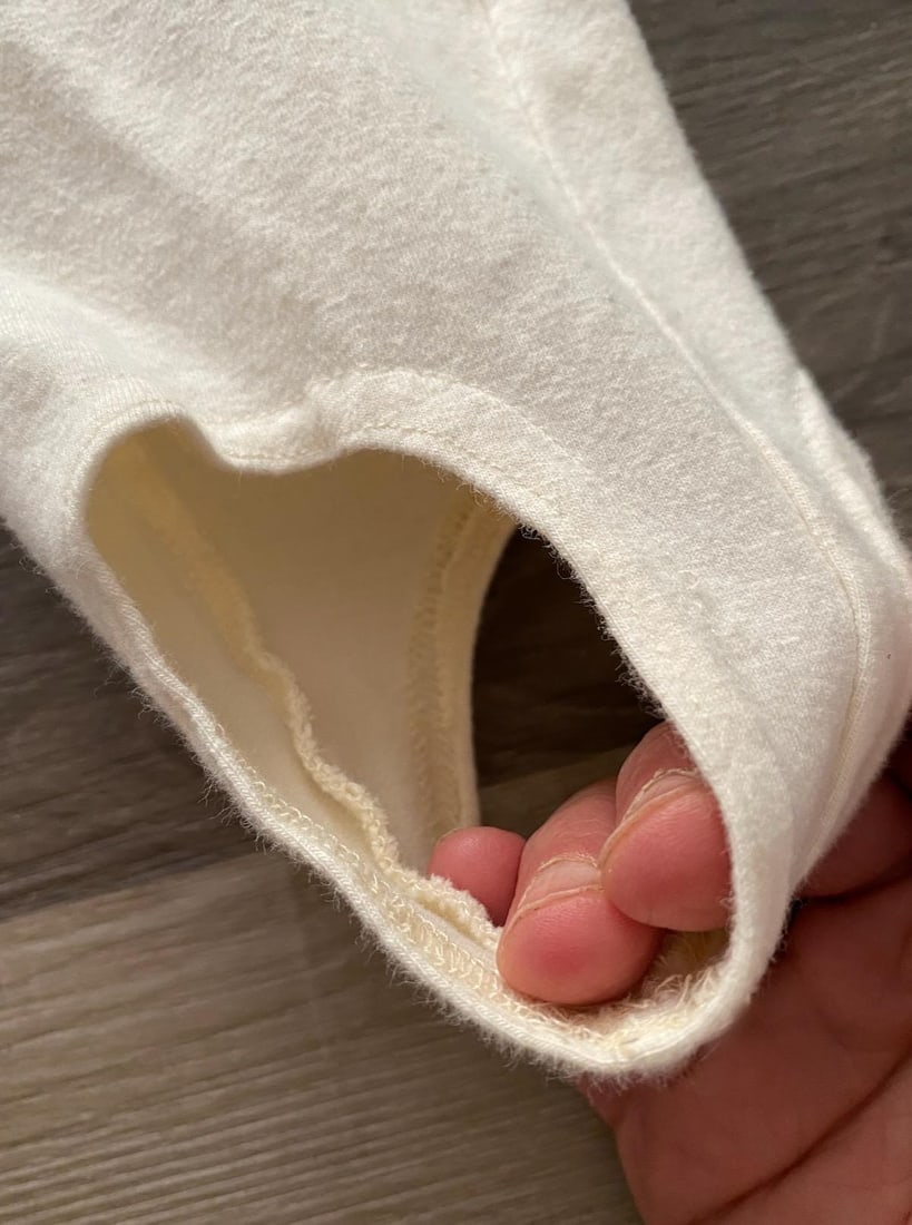 Vintage 1980s Off White Stirrup Pants Womens S M - 5