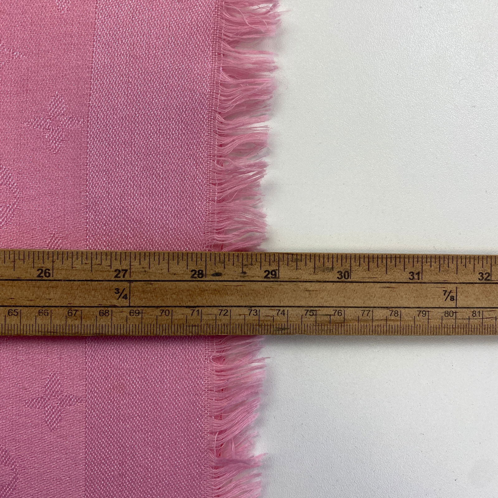 Louis Vuitton Pink 60% Silk 40% Wool Large Shawl - 13