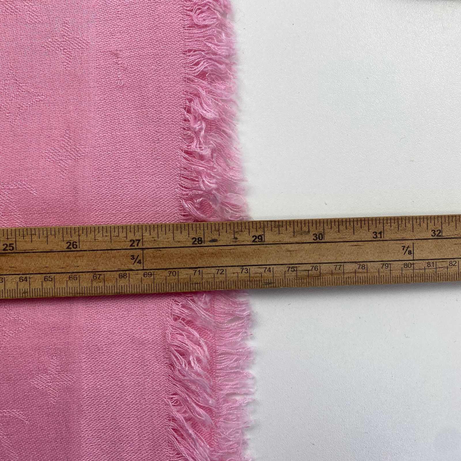 Louis Vuitton Pink 60% Silk 40% Wool Large Shawl - 14