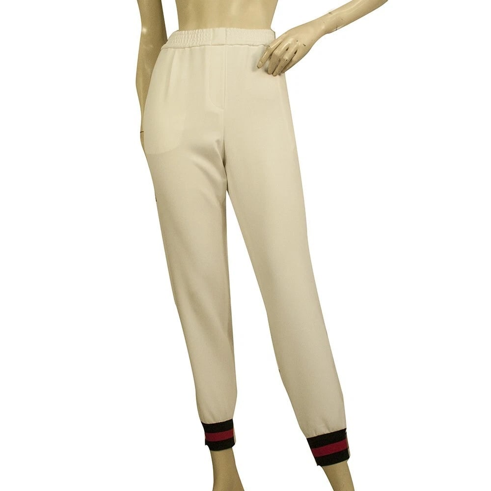 Philipp Plein Couture White Viscose Sweatpants Trousers Pants size S (1 of 8)
