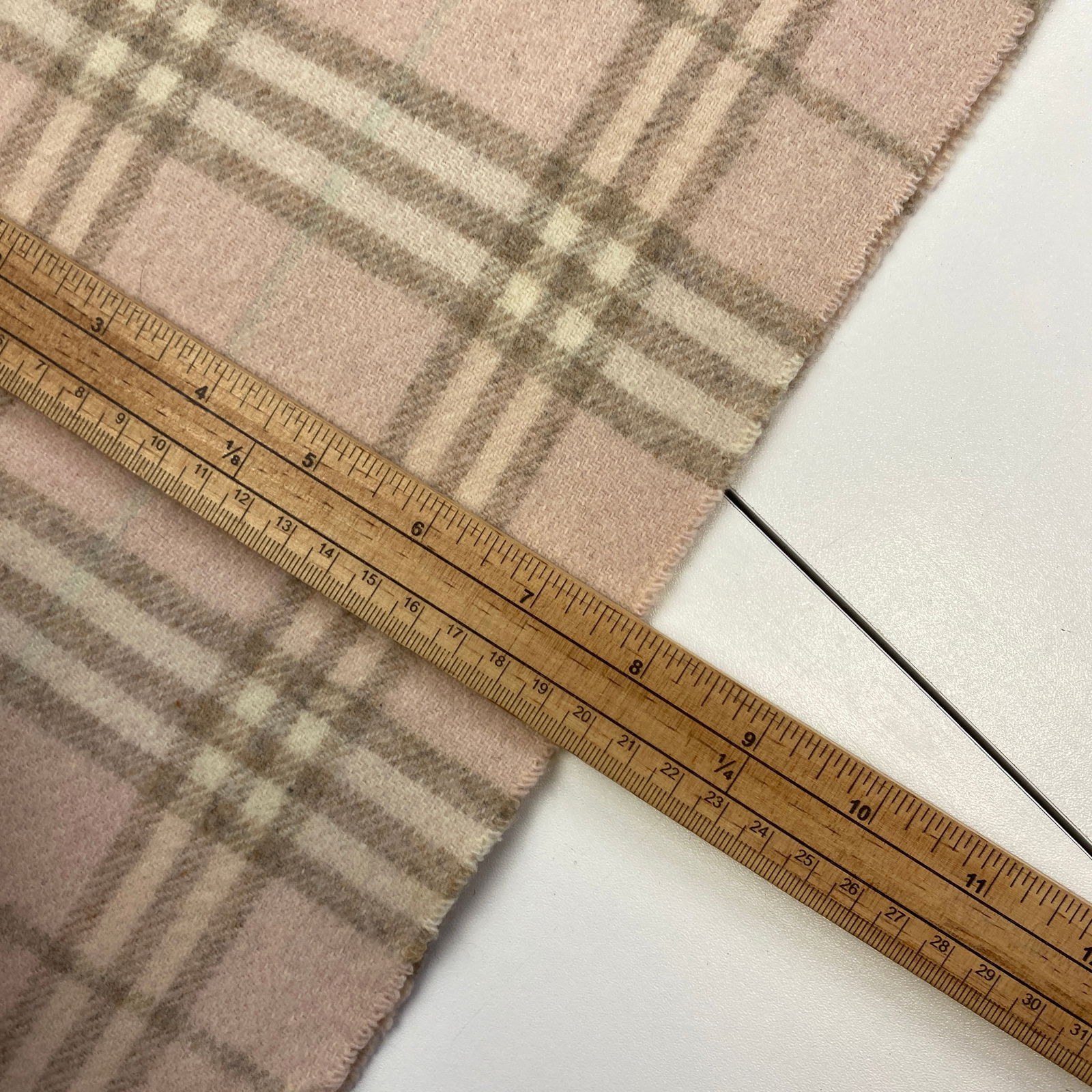 Burberry Children Pink Merino Wool & Cashmere Small Scarf - 8