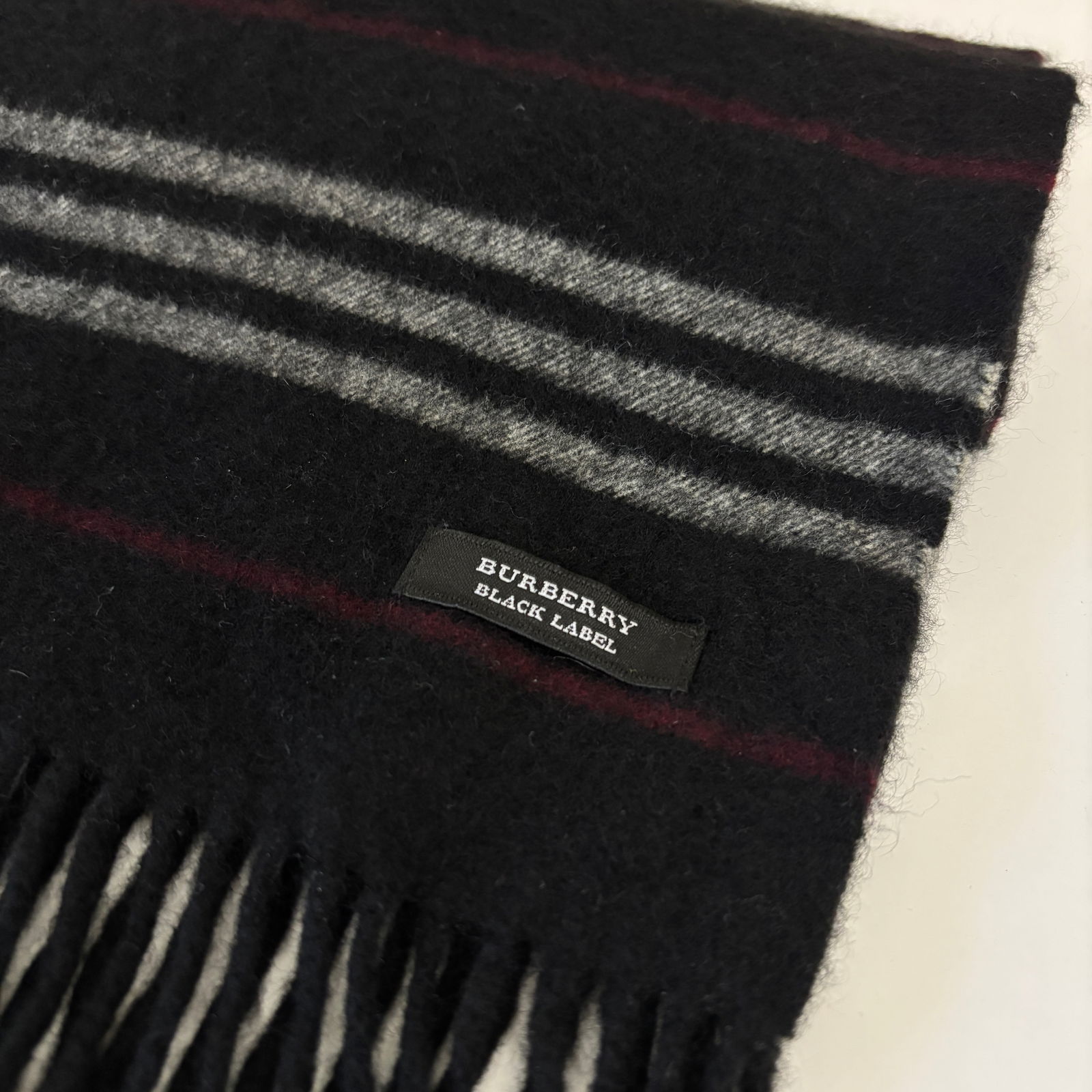 Burberry Black Label 100% Cashmere Scarf - 10