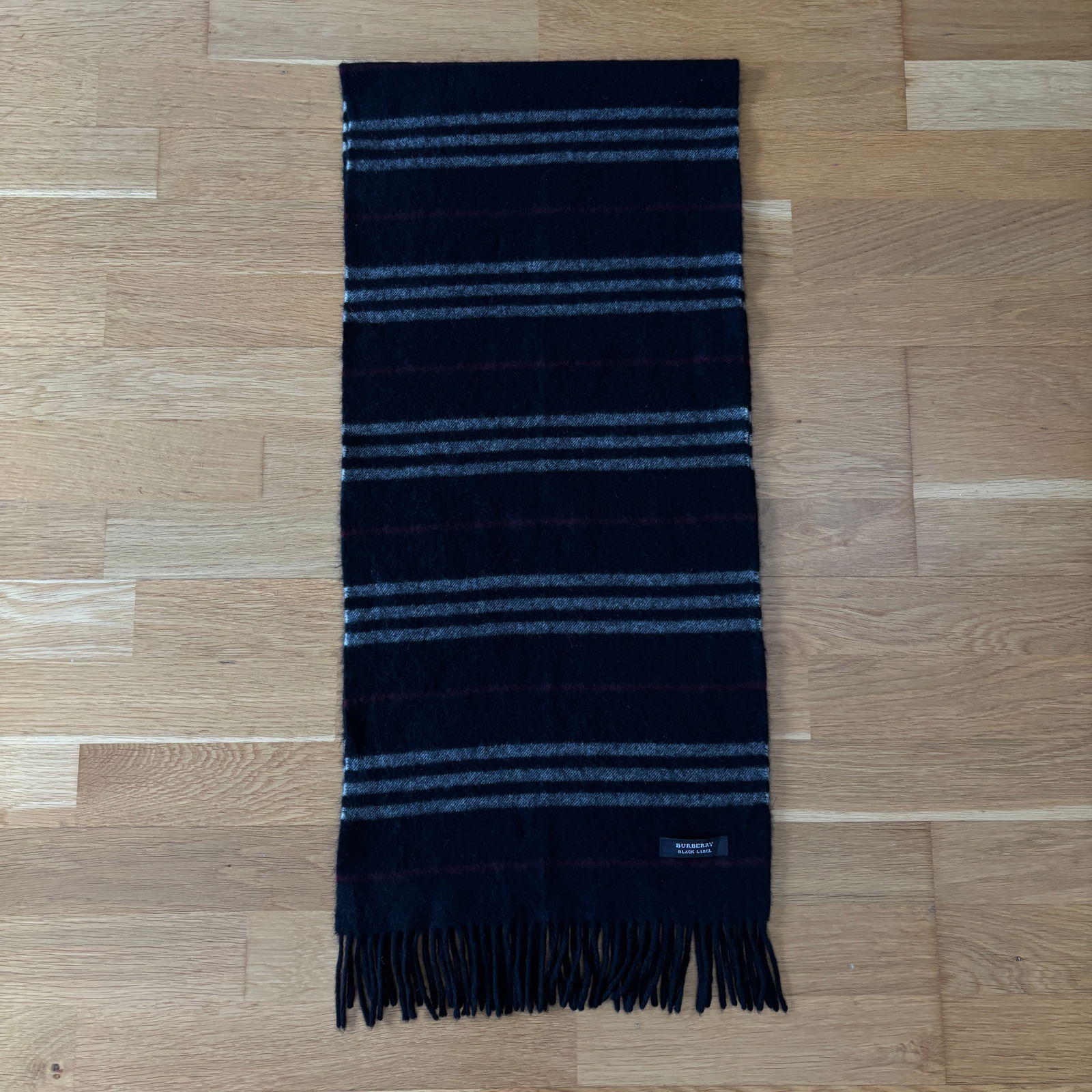 Burberry Black Label 100% Cashmere Scarf - 12