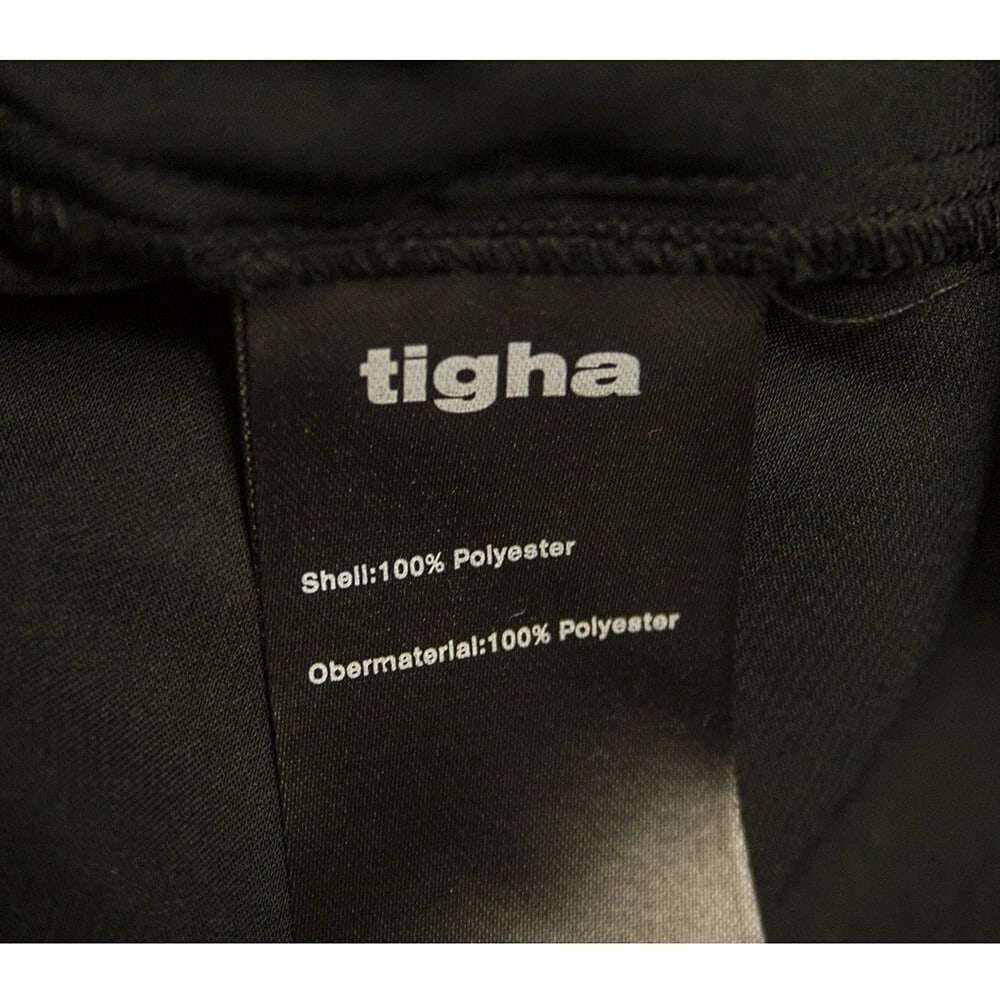 Tigha Black Drawstring waist Button Shirt Long Sleeve Blouse Top size S - 4