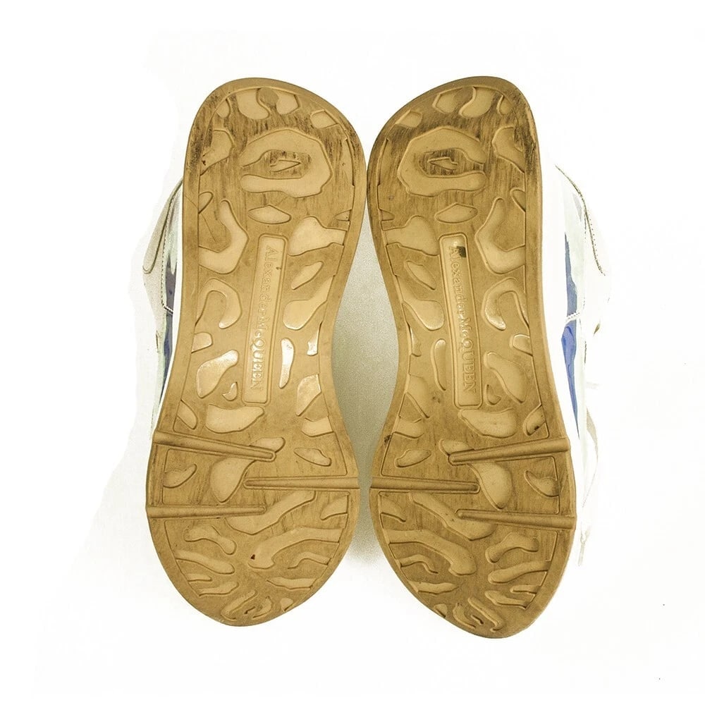 ALEXANDER MCQUEEN Oversized Runner Low-Top Sneakers JOEY White Cream size 37 - 3