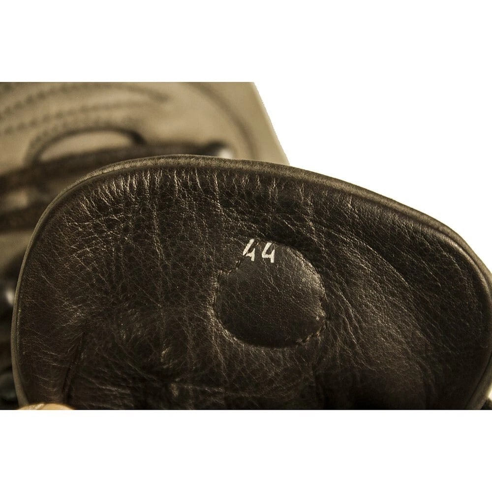 Moncler Men's Gray Distressed Leather High Top Sneakers Booties size 44 Shoes - 8