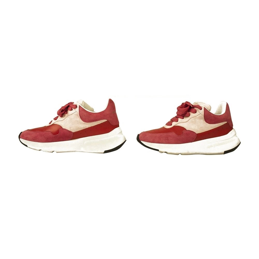 ALEXANDER MCQUEEN Oversized Runner Low-Top Sneakers JOEY Red & Pink size 37,5 - 4