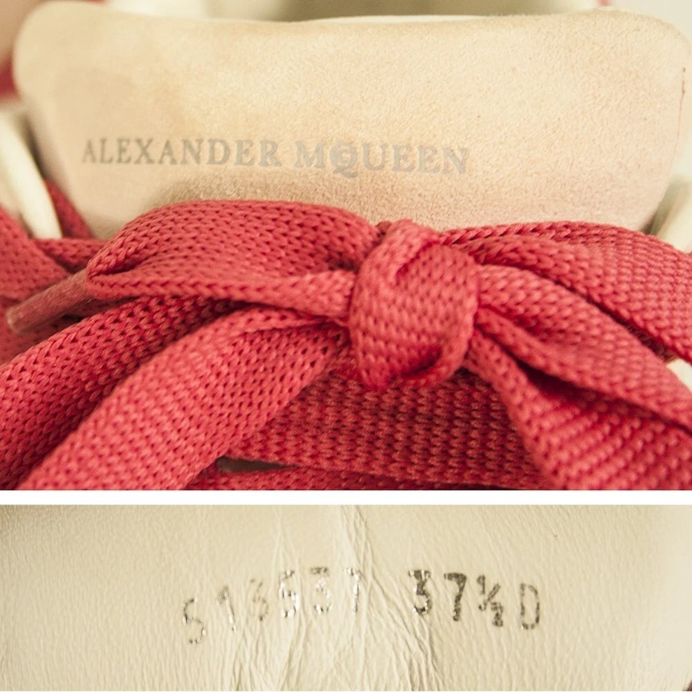 ALEXANDER MCQUEEN Oversized Runner Low-Top Sneakers JOEY Red & Pink size 37,5 - 9