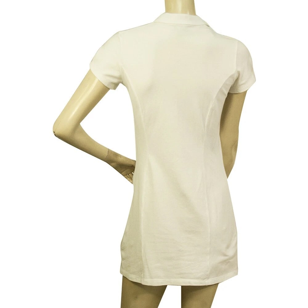 Burberry White Short Sleeve Polo Mini Length Dress size 12 yrs Girl or XXS Women - 2