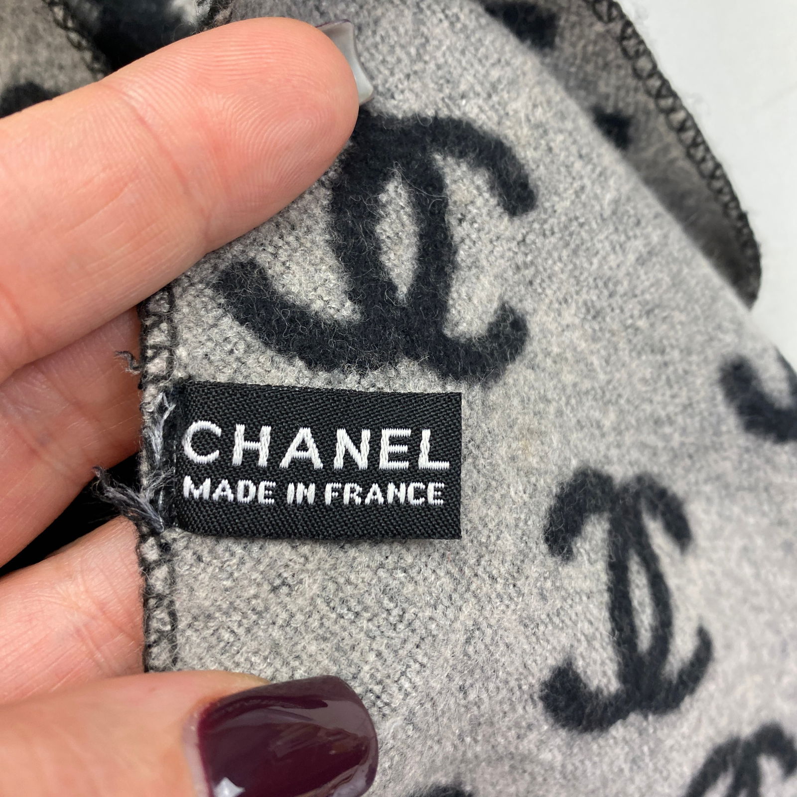 Chanel Cashmere & Silk Blend Scarf - 5