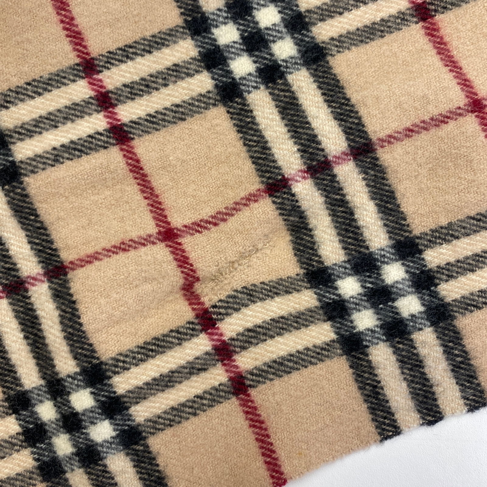 Burberry Children Beige Merino Wool & Cashmere Small Scarf - 7