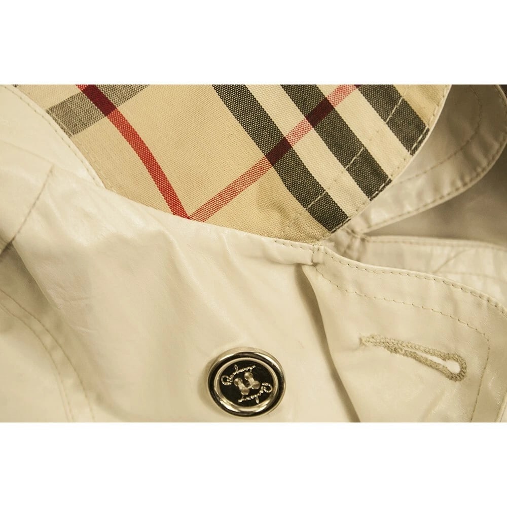 Burberry Ice Gray Lightweight Raincoat Trench Jacket Coat sz XS 158cm 14yrs girl - 11