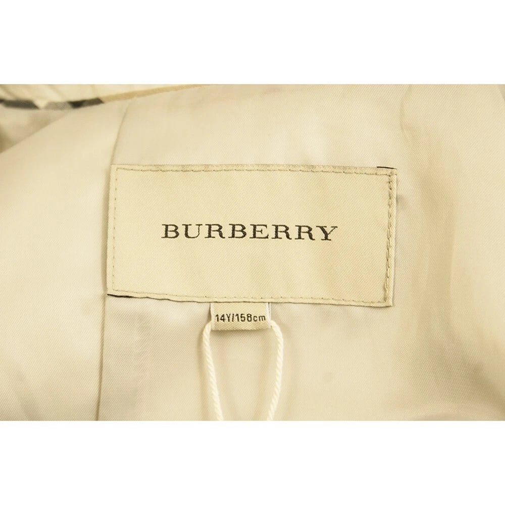 Burberry Ice Gray Lightweight Raincoat Trench Jacket Coat sz XS 158cm 14yrs girl - 3