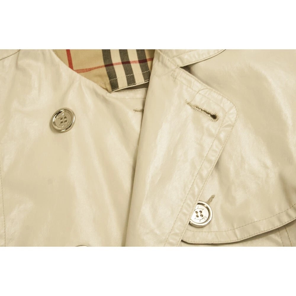 Burberry Ice Gray Lightweight Raincoat Trench Jacket Coat sz XS 158cm 14yrs girl - 6