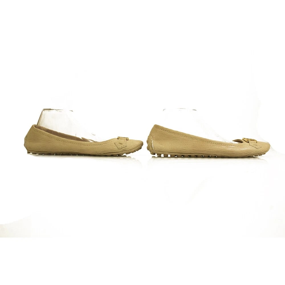 Louis Vuitton Beige epi leather Oxford ballerina ballet flats LV monogram 39,5 - 4
