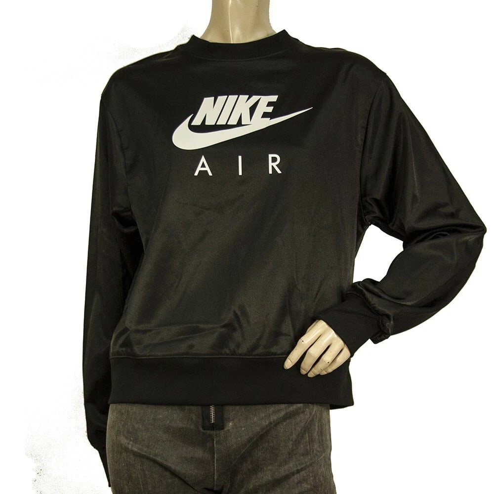 Nike Air Black White Logo Polyester Sweater Top size S: Title:Nike Air Black White Logo Polyester Sweater Top size SDescription:Nike Air Black White Logo Polyester Sweater Top size S Black color, sweater top by Nike Air !. Amazing everyday sport look!! 
