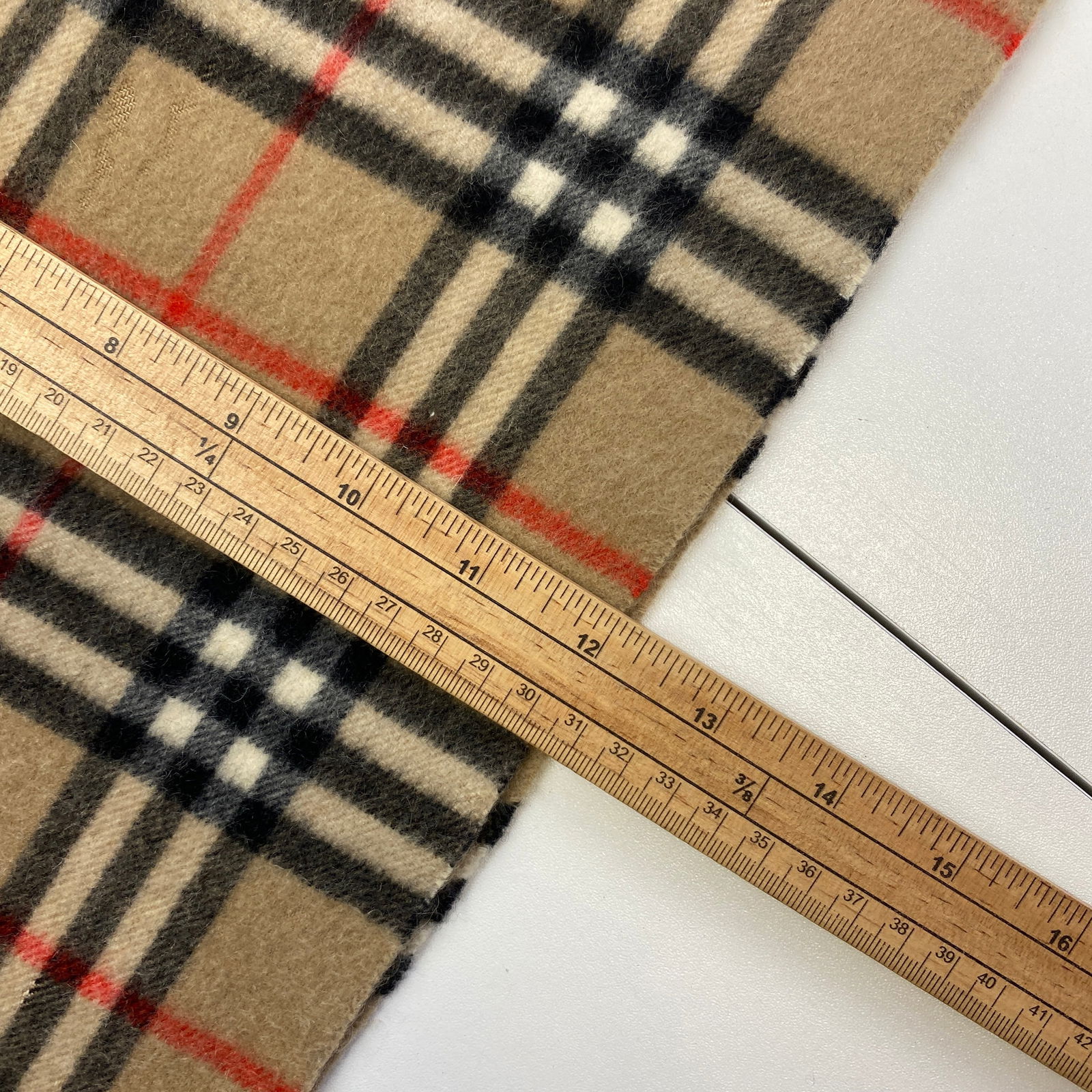 Burberry Light Brown 100% Cashmere Scarf - 10