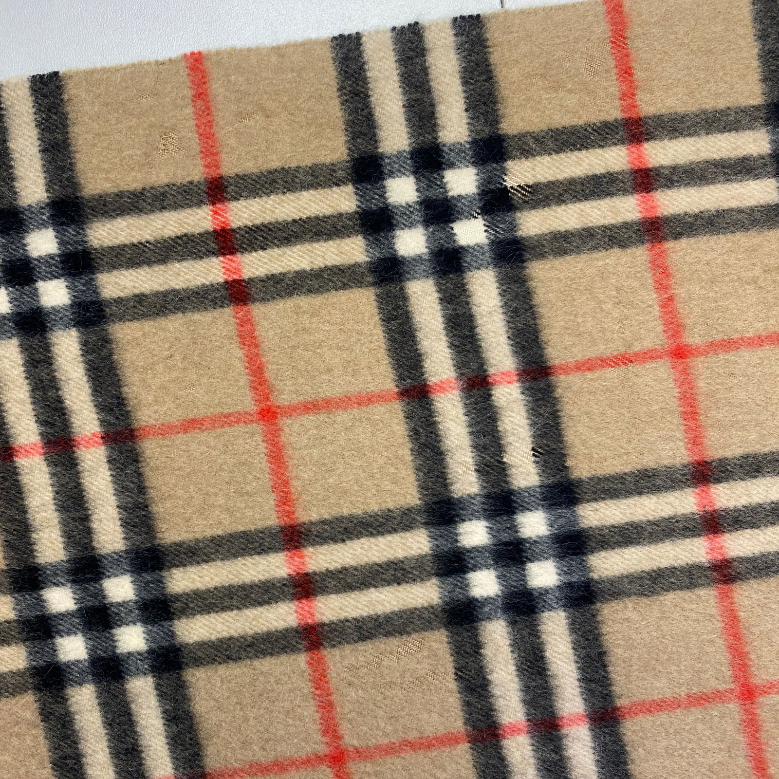 Burberry Light Brown 100% Cashmere Scarf - 11