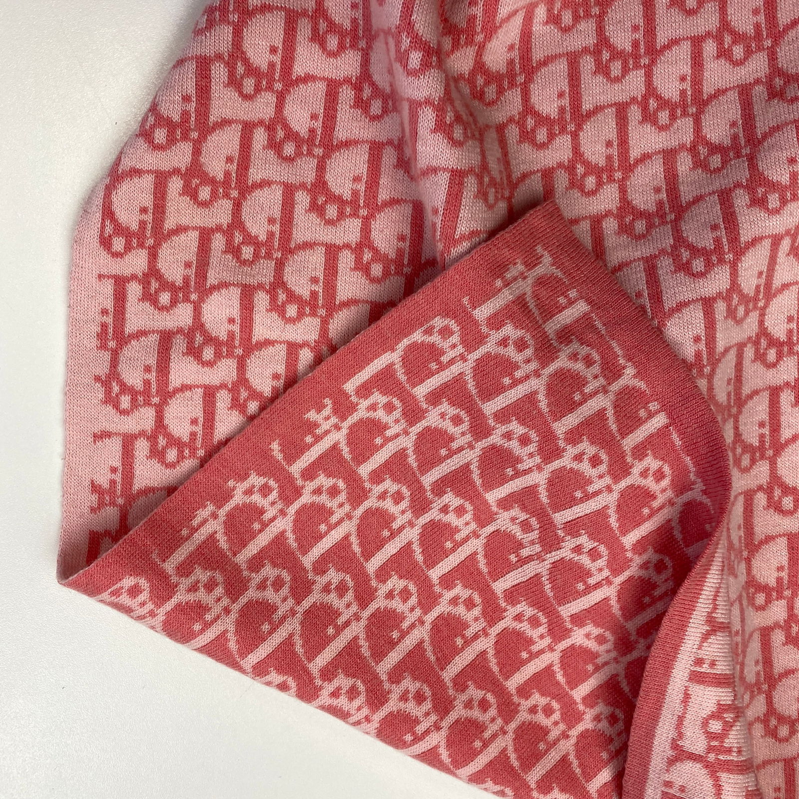 Christian Dior Paris Pink Large Scarf - 5