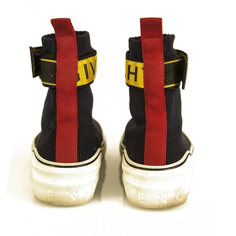 Givenchy Paris George V Sock Blue Yellow Signature Sneakers retailed at 650$ - 3