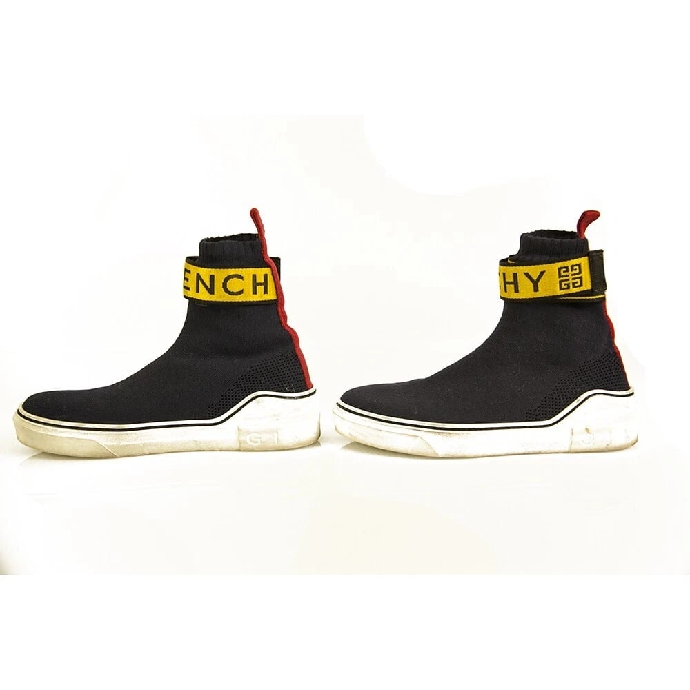 Givenchy Paris George V Sock Blue Yellow Signature Sneakers retailed at 650$ - 4