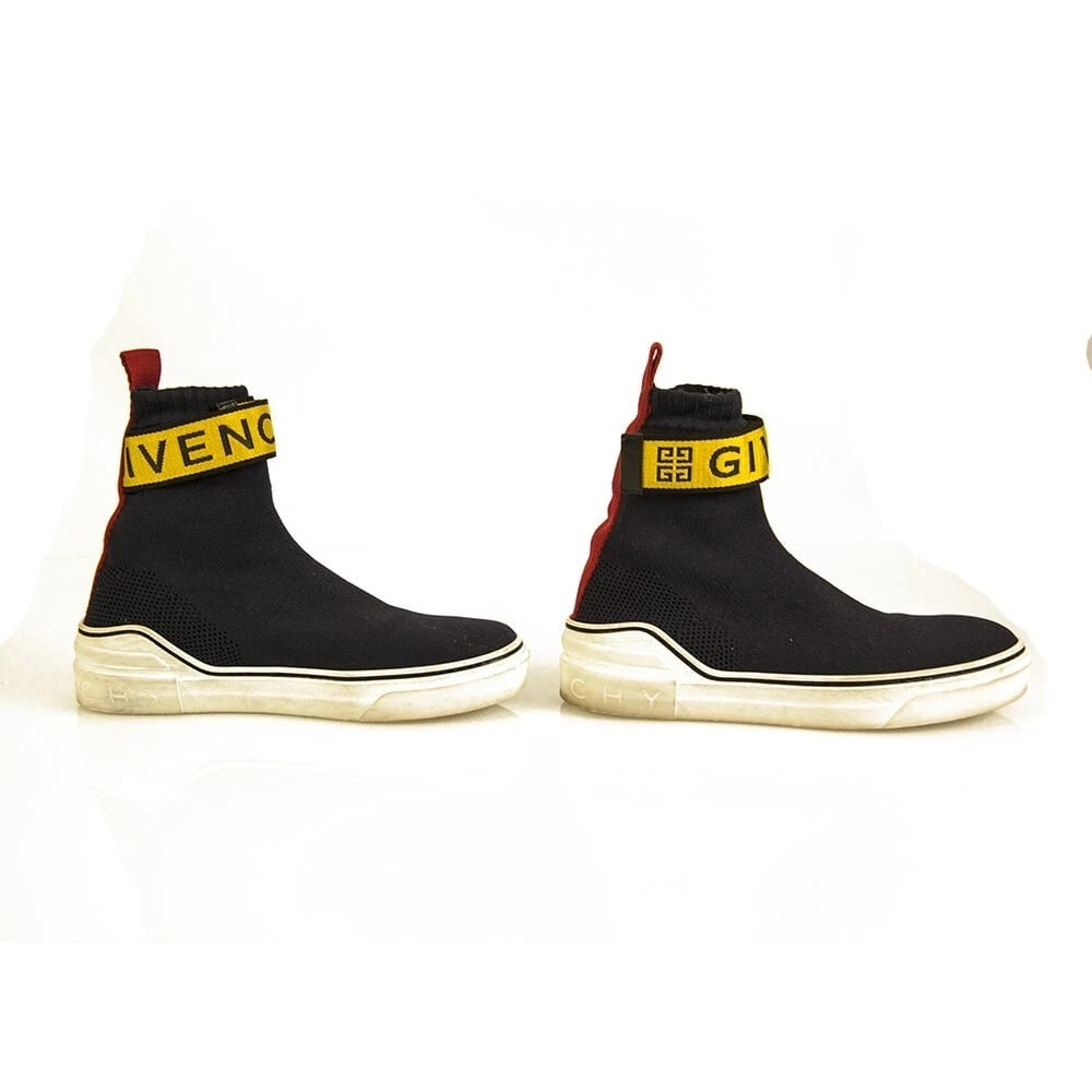 Givenchy Paris George V Sock Blue Yellow Signature Sneakers retailed at 650$ - 5