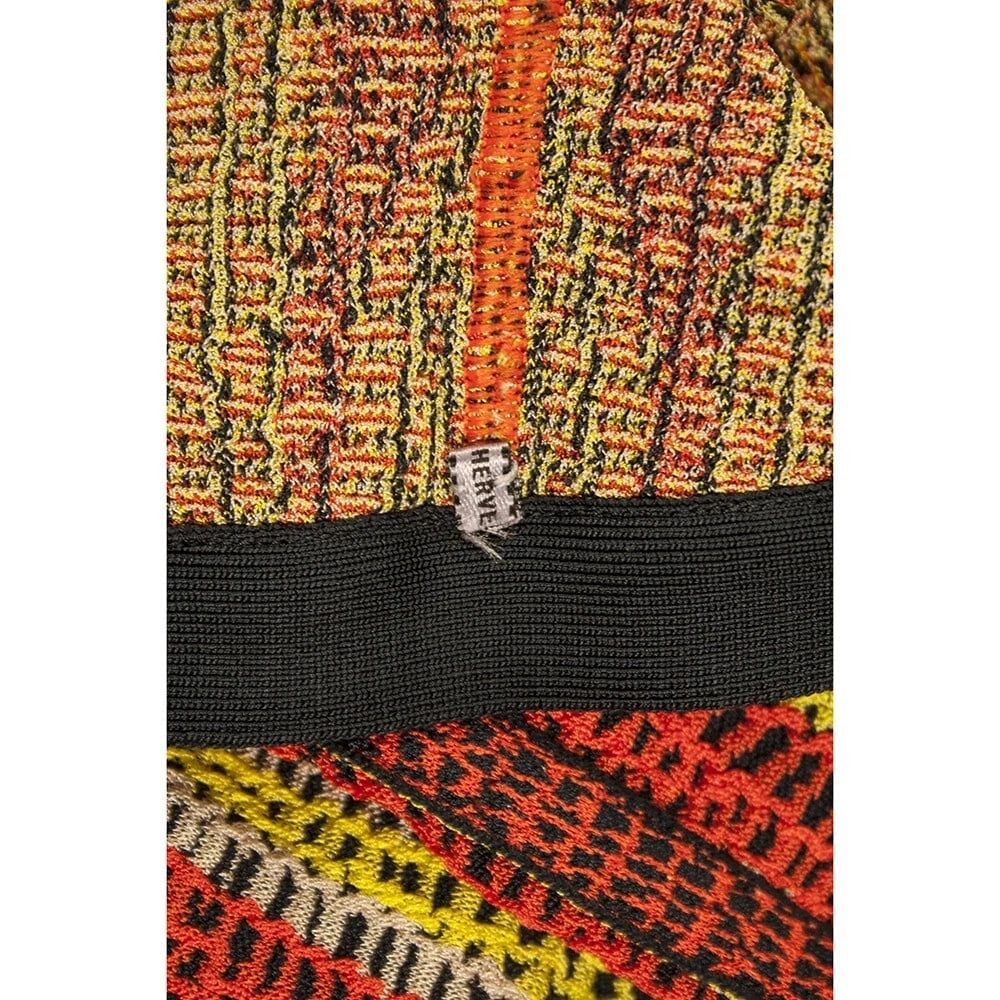 Herve Leger Ola Geometric Crochet Jacquard Pencil Skirt size XS - 4