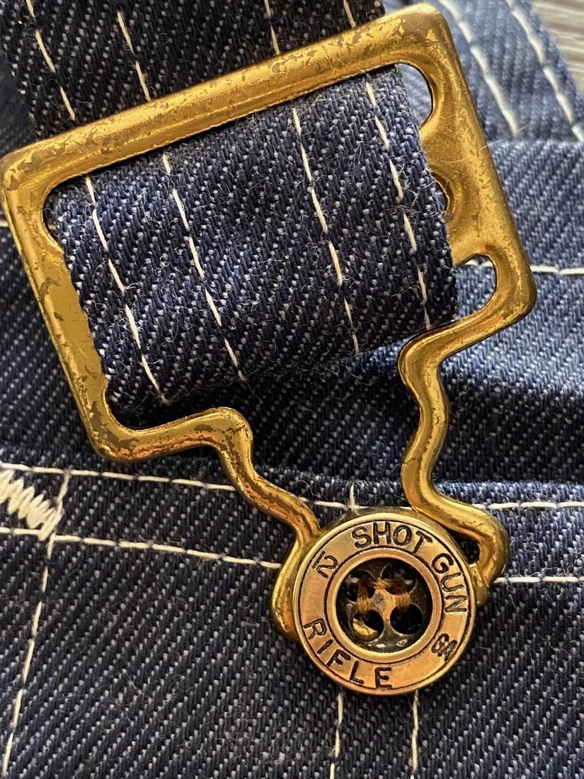 Vintage 1970s Childs Blue Denim Overalls Sz 7 8 - 4