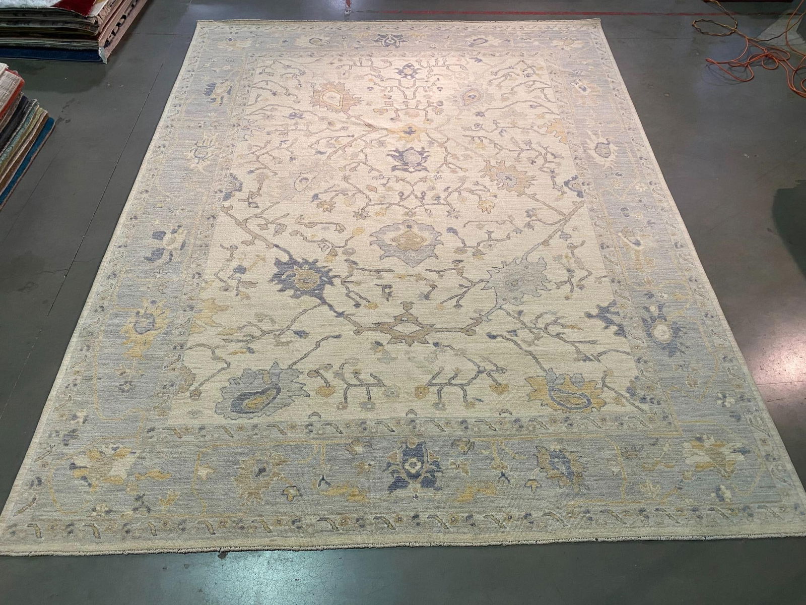 Magnificent Oushak Rug 9.3x11.9 (1 of 9)