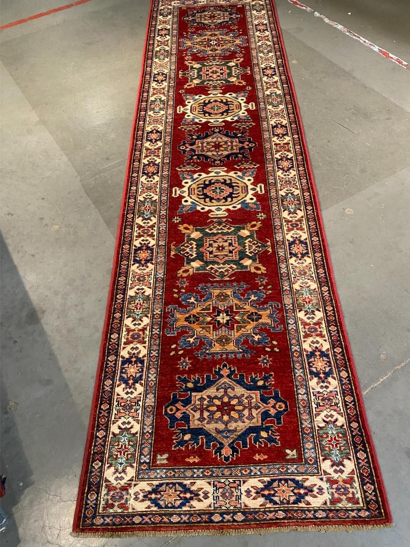 FINE SUPER KAZAK RUNNER 2'.7"x9'.8" (1 of 9)
