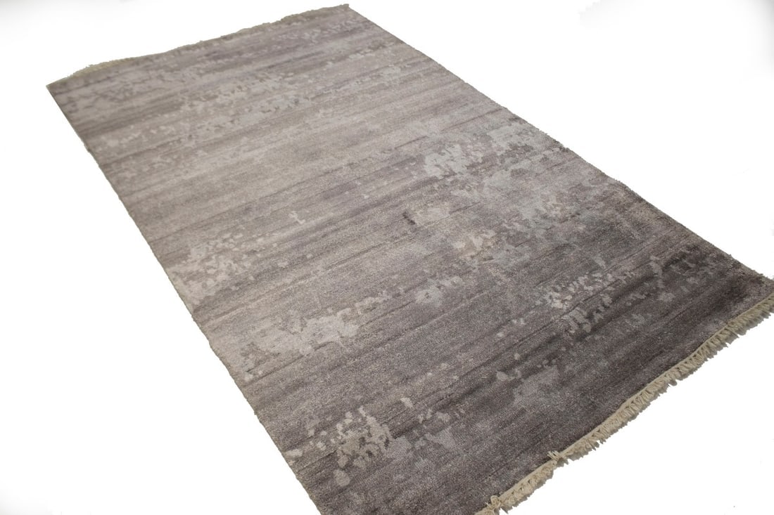 Warm Stone Abstract 5X8 Modern Oriental Rug - 6