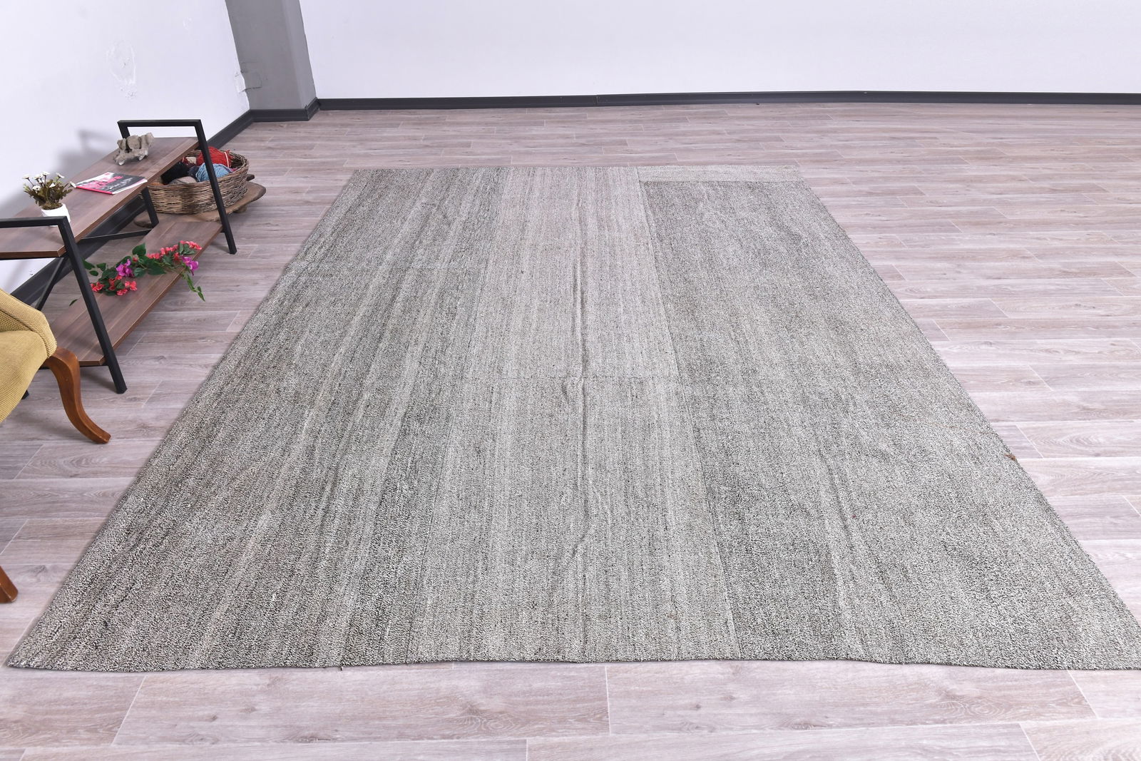 8'4'' x 11'3'' Turkish Flatweave Kilim Rug - 240571 - 3