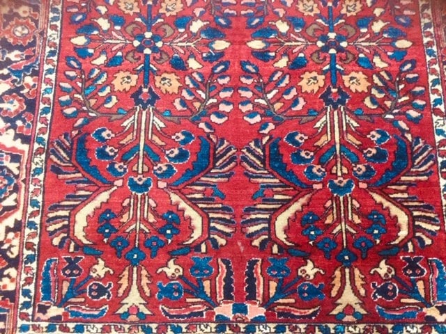 1920 Persian Lilihan Rug,, excellent, 5'.2" x 6'.2" - 5