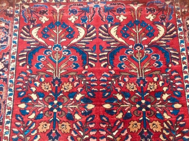 1920 Persian Lilihan Rug,, excellent, 5'.2" x 6'.2" - 6