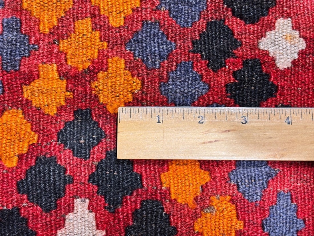 Hand-Knotted Maymana Kilim Tribal Flatweave Wool Oriental Rug 2'9" x 3'8" - 4
