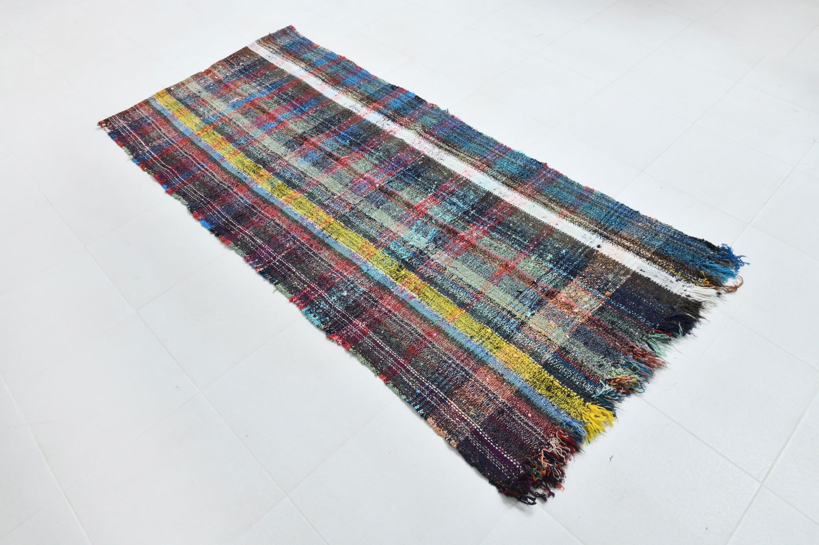 3'4'' x 7'5'' Turkish Flatweave Kilim Rug - 60580 - 4
