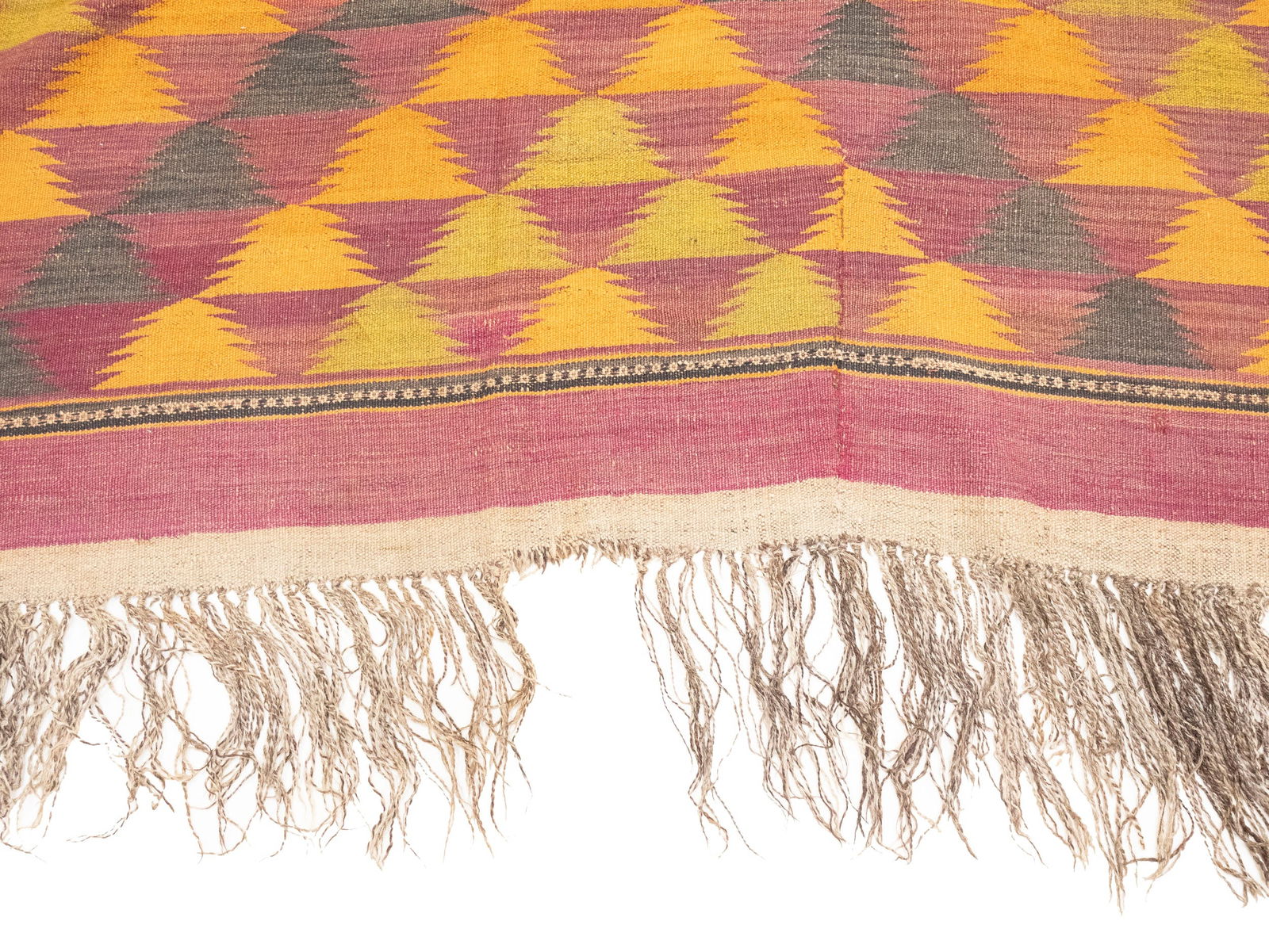 Multicolored Geometric Reversible 10X15 Kilim Oriental Rug - 7