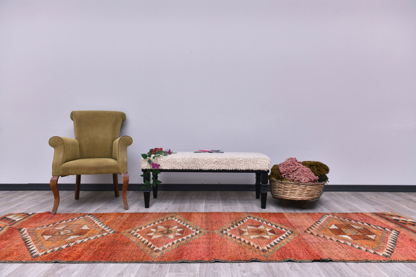 2'11'' x 11'9'' Turkish Handmade Kilim Rug - 22929 (1 of 15)