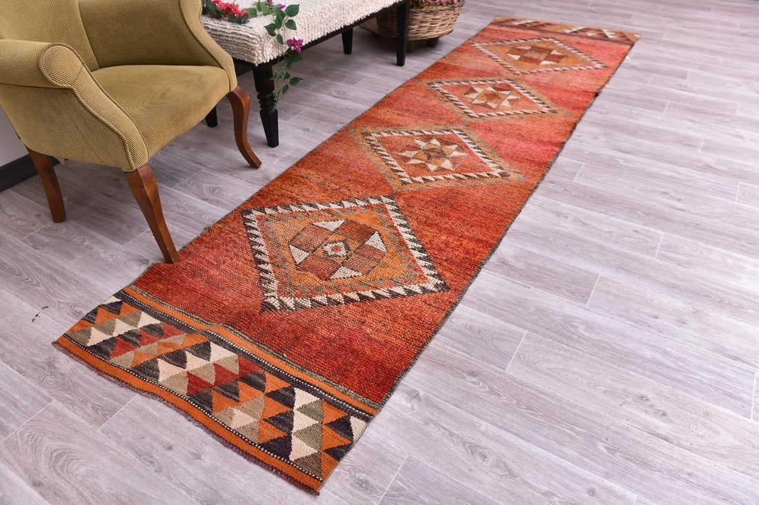 2'11'' x 11'9'' Turkish Handmade Kilim Rug - 22929 - 2