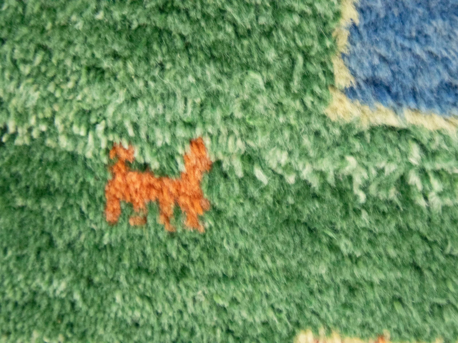 Green Tribal 2'6X4 Indo-Gabbeh Oriental Rug - 12