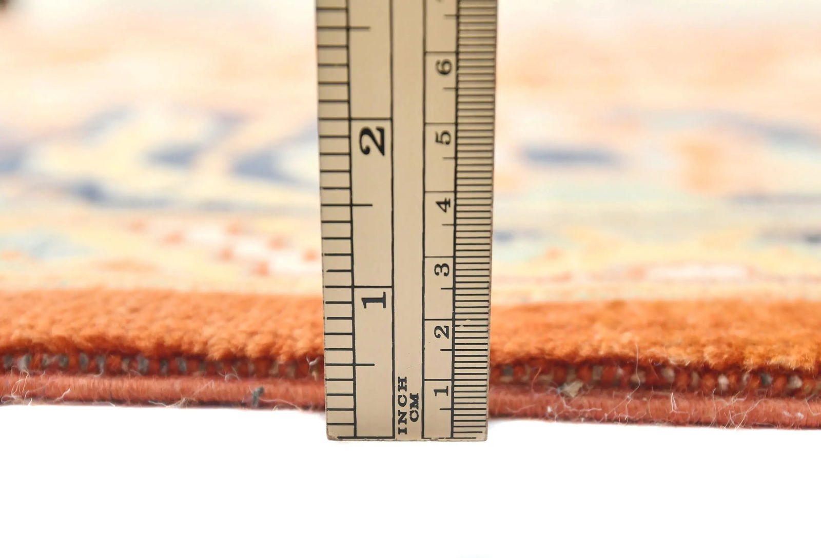 Orange Tribal 9X12 Oushak Chobi Oriental Rug - 10